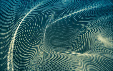 Abstract polygonal space low poly dark background, 3d rendering