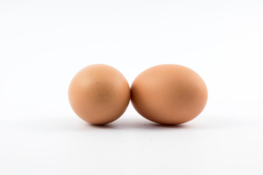 Eggs Isolated on white background