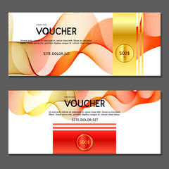 Gift voucher. Vector, illustration.