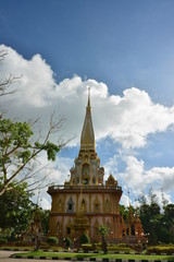 Fototapeta premium Wat Chalong temple in Phuket Thailand