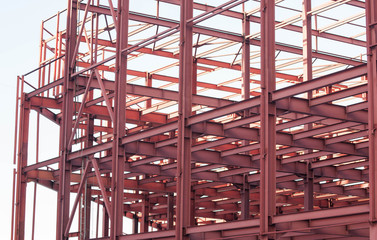 Fototapeta premium Frameworks building