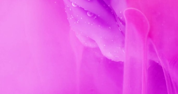 Abstract extrime macro composition of coloured liquids. 4k. Shot on RED.
