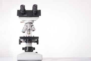 Fototapeta na wymiar Microscope machine for research experiment