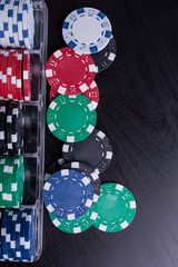 Poker chips for casino game
