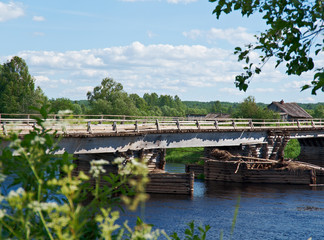 Wooden bridge