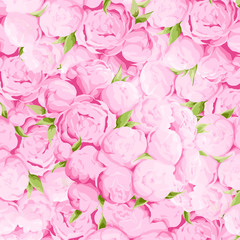 Fototapeta premium Bright peonies background