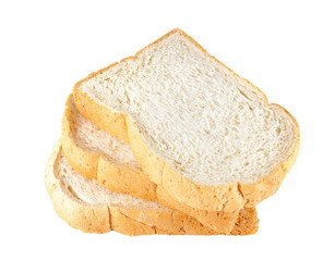 bread isolated on white background.