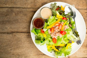 Salad tuna meal