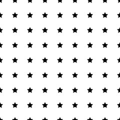 Seamless vector background with decorative stars. Print. Cloth design, wallpaper.