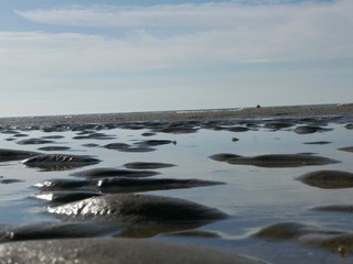 Fototapeta na wymiar Mer sur le sable