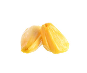 Jackfruit isolated on white