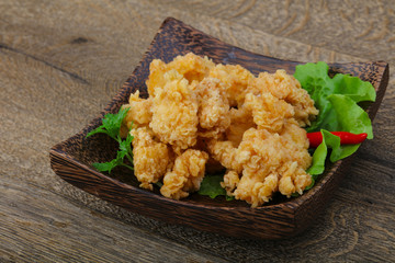 Crispy chicken nuggets