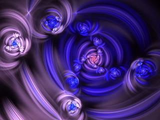 Abstract fractal. Fractal art background for creative design. Decoration for wallpaper desktop, poster, cover booklet, card. Psychedelic. Print for clothes, t-shirt.