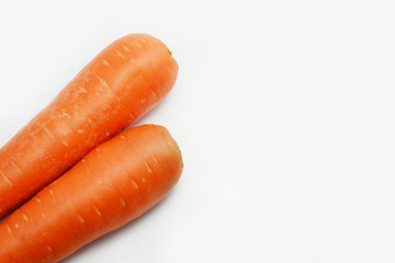 fresh carrot isolated 