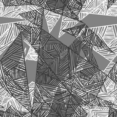 Abstract seamless pattern with linear elements