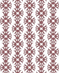 Vintage Abstract geometric floral classic pattern ornament. Vector background for cards, web, fabric, textures, wallpapers, tile, mosaic. Red color