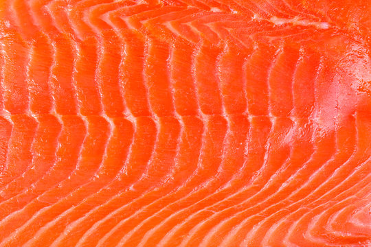 Smoked salmon background