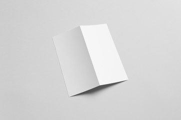 DL Bi-Fold / Half-Fold Brochure Mock-Up