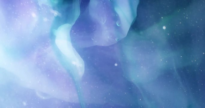 Abstract extrime macro composition of coloured liquids. 4k. Shot on RED.
