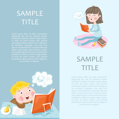 Back to school banner vector illustration. Concept icons of education and learning. Knowledge sign.
