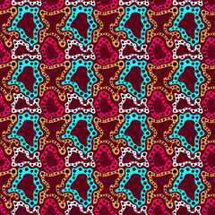Graffiti beautiful seamless pattern vector illustration grunge effect