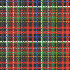 Seamless  scottish squared cloth background