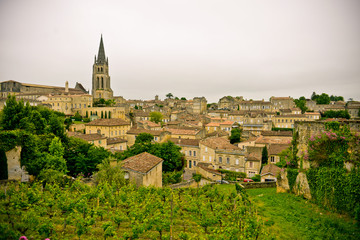 Fototapeta na wymiar Beautiful town of Saint-Emilion, France