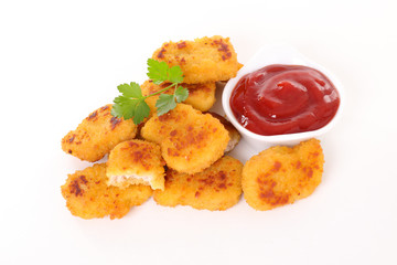 nugget and ketchup