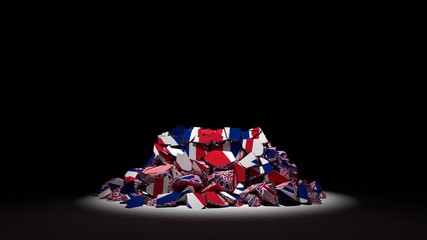 UK collapse flag Great Britain British England English 4k
- Powered by Adobe