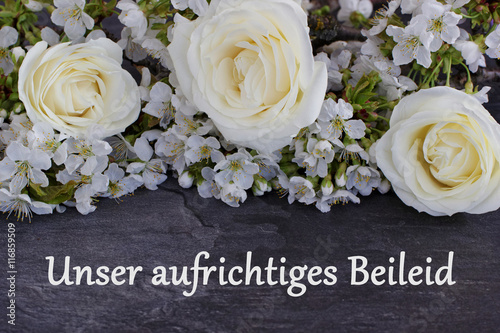 Unser Aufrichtiges Beileid Und Tiefes Mitgefühl de.fotolia.com