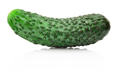 Cucumber isolated on white background