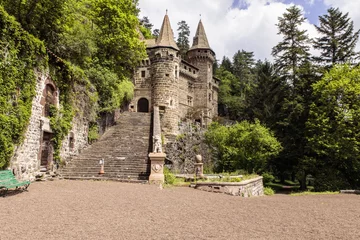 Fototapeten Castle of Saint-Paulien © John Hofboer