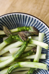 Asparagus in a bowl