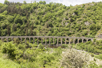 Train viaduct near Rauret