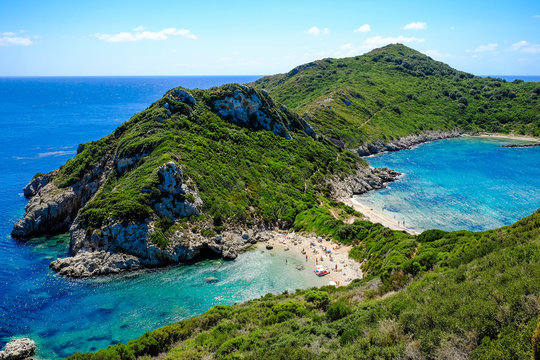 Porto-Timoni, the most famous and beautifull beach in Corfu isla