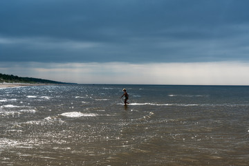 Fototapeta na wymiar Silent baltic sea.