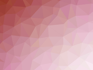Abstract red pink gradient polygon shaped background