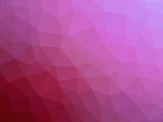 Abstract red pink magenta gradient polygon shaped background