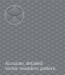 Detailed vector seamless pattern