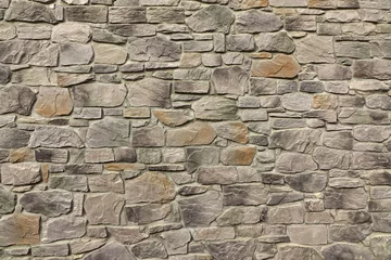 Abwaschbare Fototapete Steine Moderne strukturierte Steinmauer aus Steinplatten und Sandsteinplatten