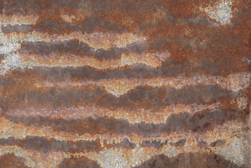 creative background of rusty metal, painted gray paint carelessly, grunge metal surface, great background or texture for your project