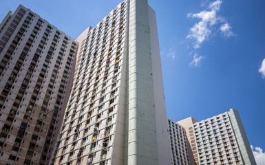 Obraz premium Hong kong apartment block 