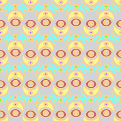 Abstract geometric colorful seamless pattern