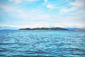 Naklejka premium Vidos, Corfu Island, Greece