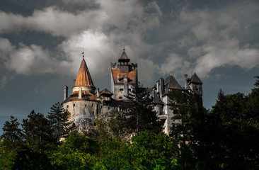 Medieval Dracula Castle in Bran, Brasov, Transylvania 