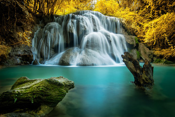 Huai Mae Khamin Waterfall.