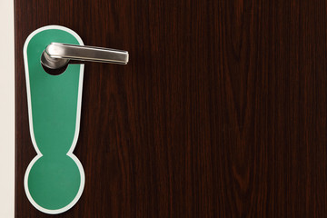 Obraz premium blank door sign