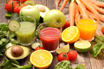 assorted vegetable juice