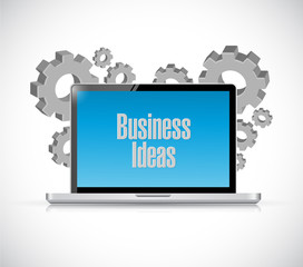 business ideas computer sign concept