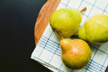 pear fruits close up © KatyaPuli